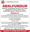 Aðalfundur 2009