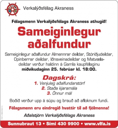 Aðalfundur deilda 2015