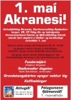 1. ma&iacute; h&aacute;t&iacute;&eth;arh&ouml;ld &aacute; Akranesi!