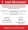 1. maí hátíðarhöld á Akranesi